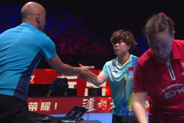 29岁王艺迪世界杯首战3-0横扫巴约，向成为女子乒